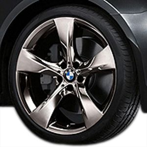 BMW Star Spoke 311 in Mid-Night Chrome-Front Wheel 36116792592